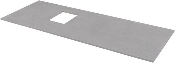 Столешница Allen Brau Infinity 120 см левосторонняя серая 1.21015.DG-S