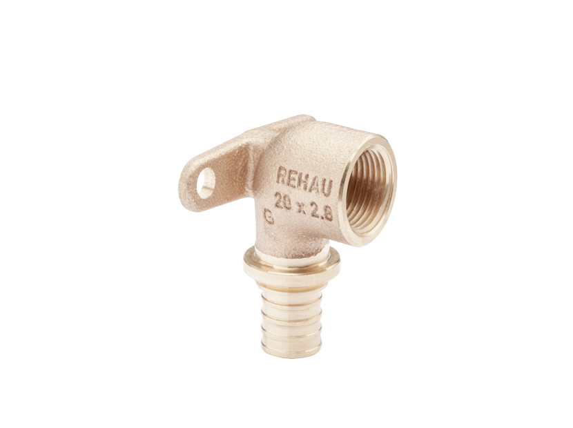 Угольник настенный REHAU RAUTITAN RX+ 20-Rp 1/2 короткий бронза 12224571001