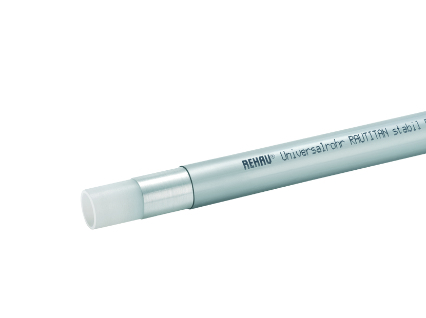 Труба универсальная REHAU RAUTITAN stabil 25х3.7 мм бухта 50 м 11301411050