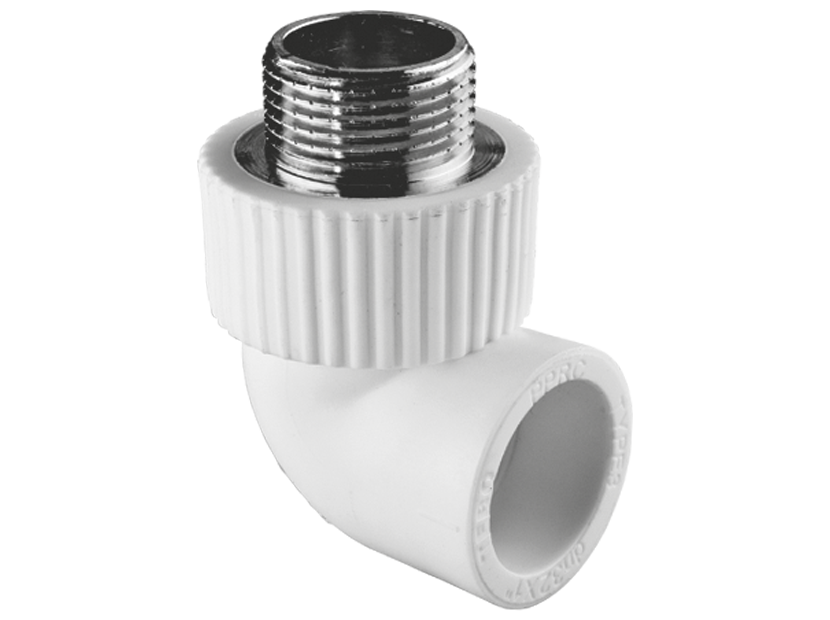 Угольник TEBO PP-R комбинированный 20 мм x 3/4 НР 1309150