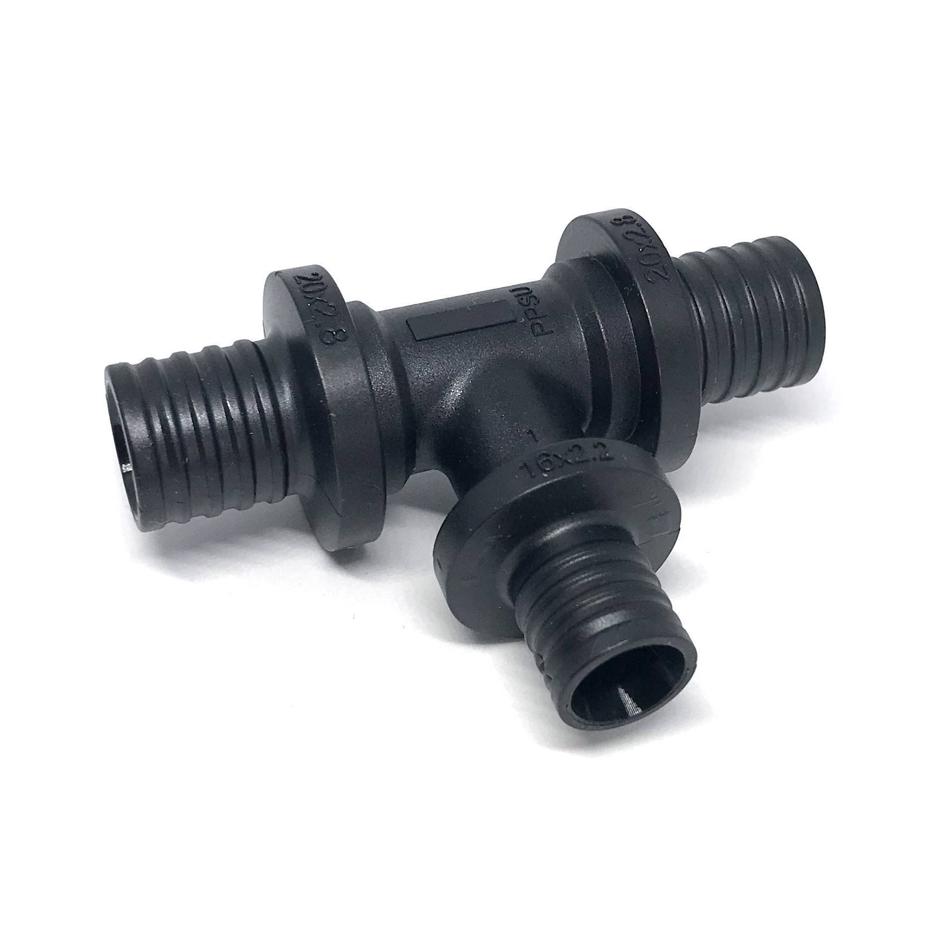 Тройник аксиальный Royal Thermo 20х16х20 мм 90° редукционный PPSU НС-1350938