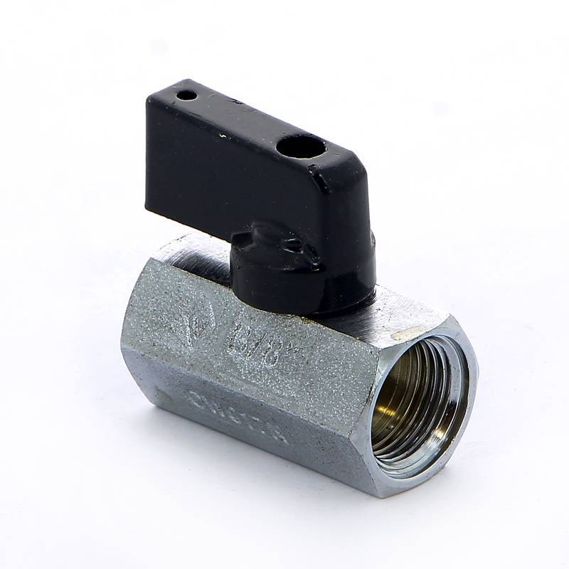 Кран шаровой мини Bugatti KANSAS ВВ флажок 3/8 08000010