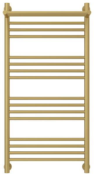 Полотенцесушитель водяной Сунержа Богема+ с 1 полкой 500x1000 мм матовое золото 032-0223-1050