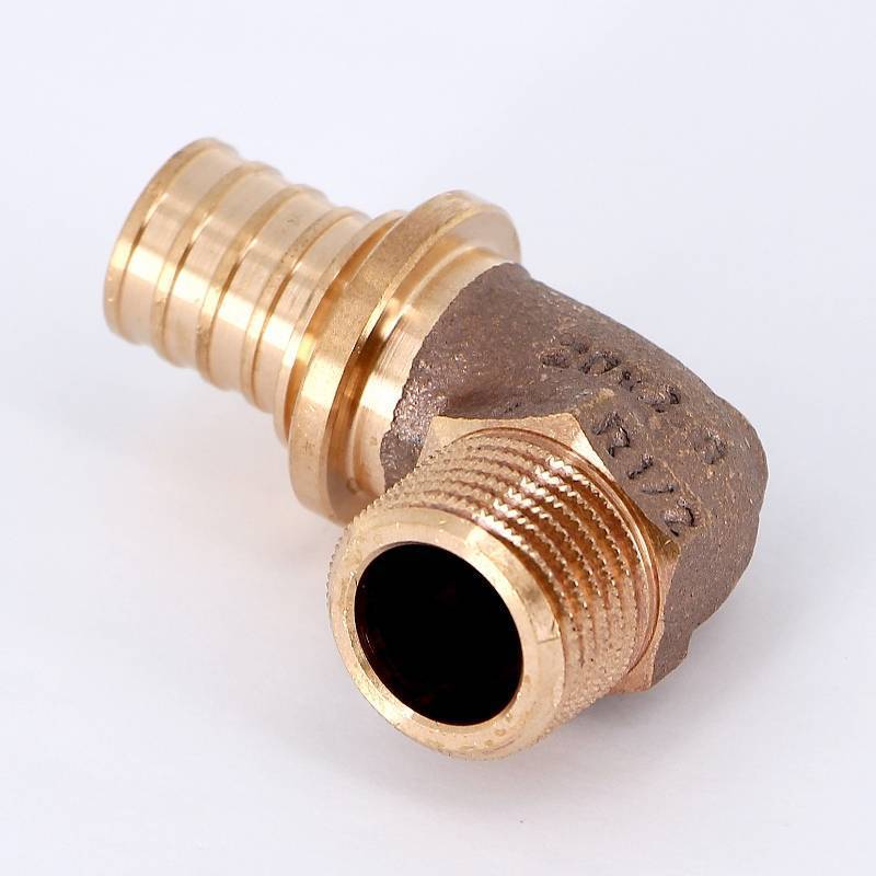 Угольник-переходник REHAU RAUTITAN RX+ 20х1/2 НР бронза 456348