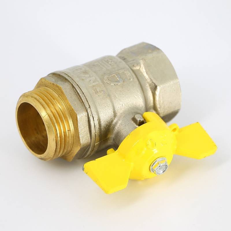 Кран шаровой для газа LD Pride 1 НВ полнопроходной бабочка 47.352.25