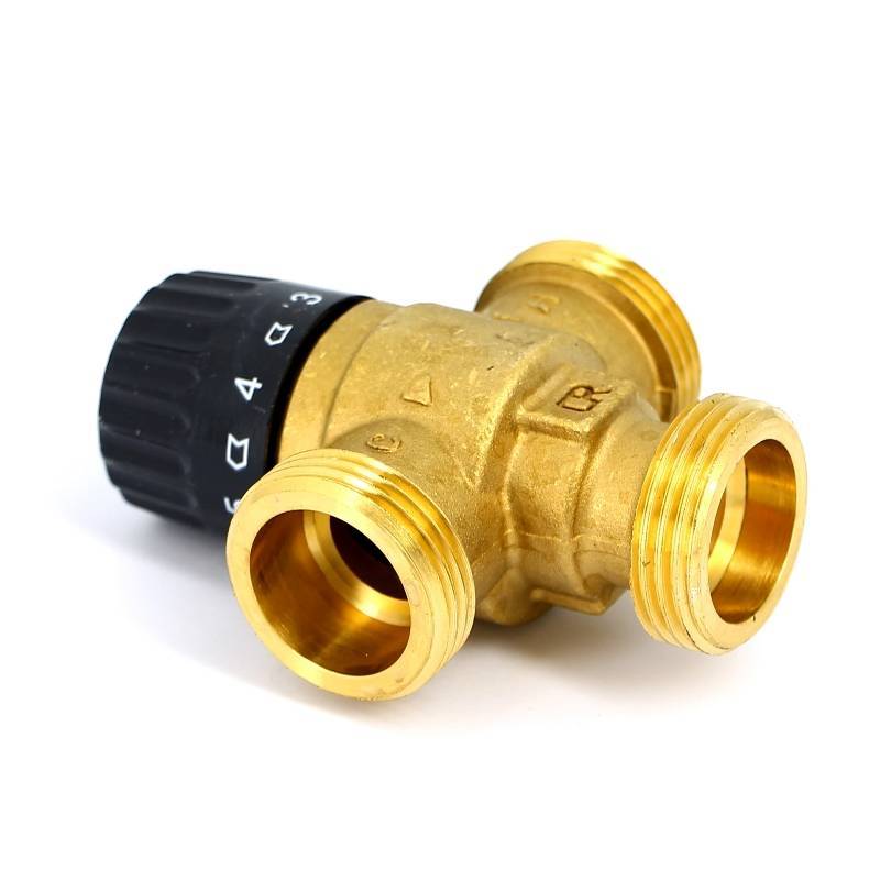 Клапан термосмесительный Uni-Fitt 1 30-65°C смешение в центр 353G2240