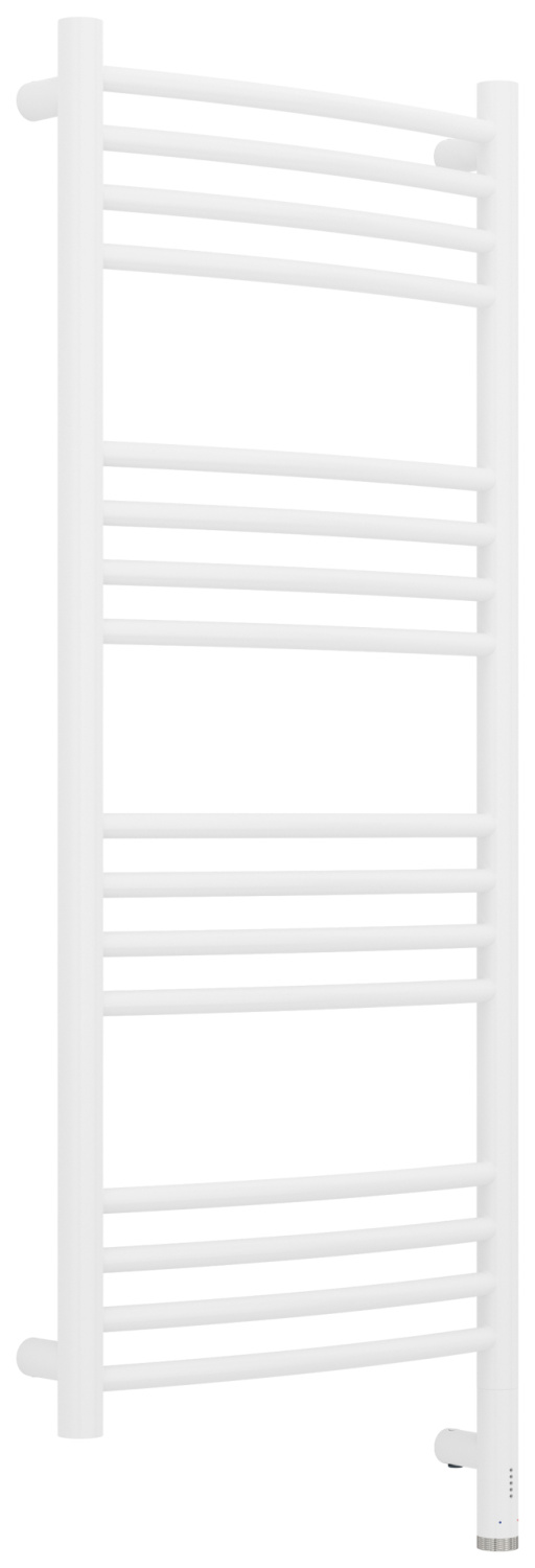 Полотенцесушитель электрический Сунержа Богема 3.1 выгнутая 40х100 см правый белый матовый 30-6003-1040