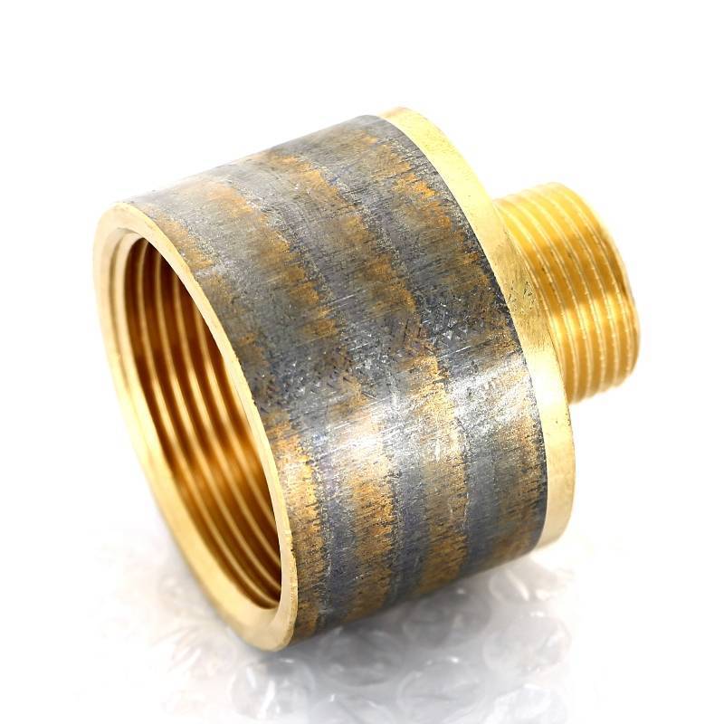 Переходник круглый Viega 3/4 x 1 1/2 дюйма НВ бронза 650841