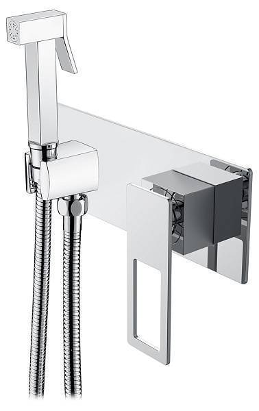 Гигиенический душ со смесителем Boheme Q хром 147-CRCR