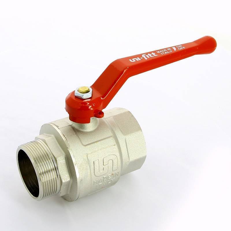Кран шаровой полнопроходной Uni-Fitt Etalon рычаг 2 НВ 111L7000