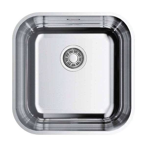 Кухонная мойка Omoikiri Omi 44-U/I Quadro-IN нержавеющая сталь 44,5x44,5 см 4993494
