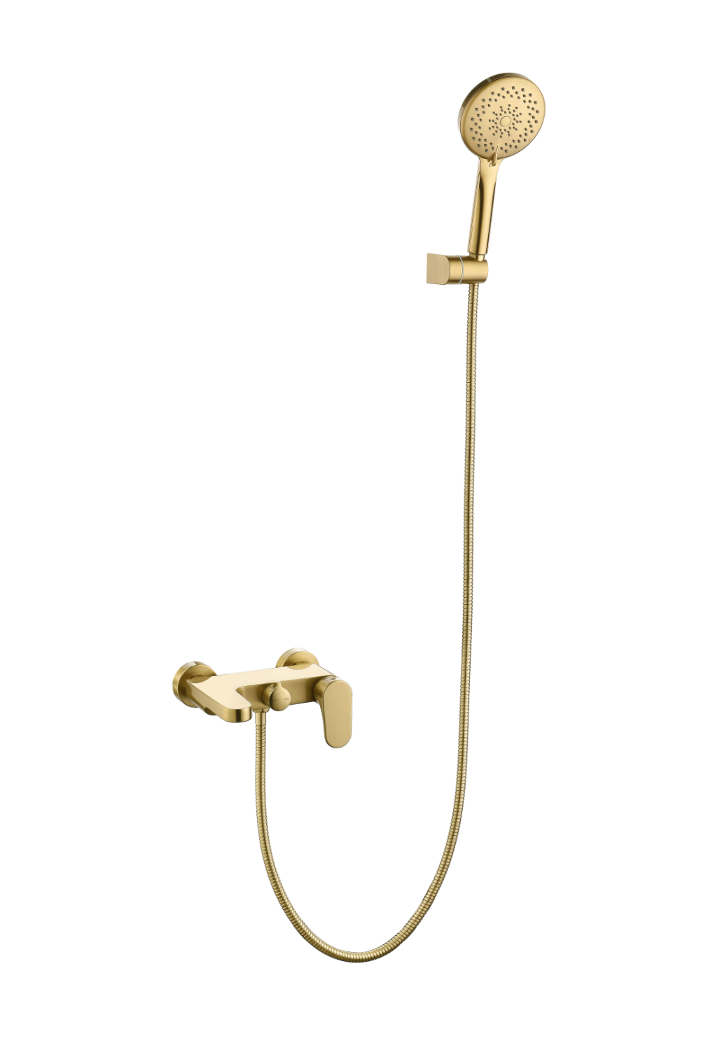 Смеситель для ванны Boheme Spectre с душевым комплектом матовое золото 453-MG
