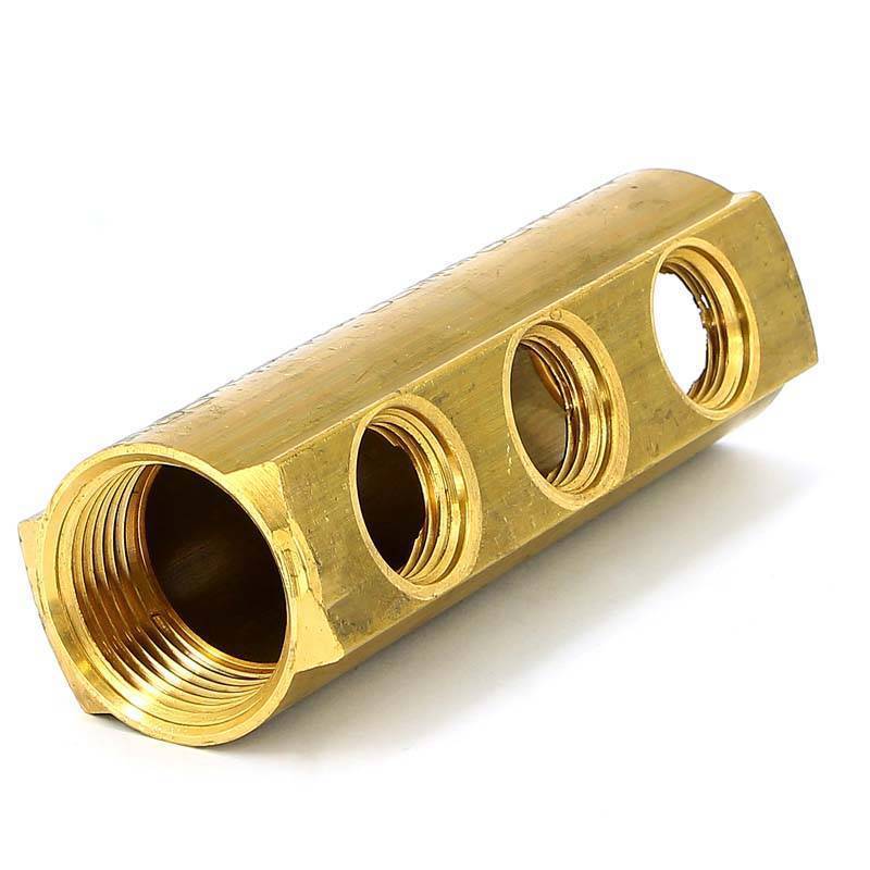 Коллектор магистральный Tiemme 1970 1 ВВ 3 выхода 1/2 ВР межосевое 36 мм 1970065