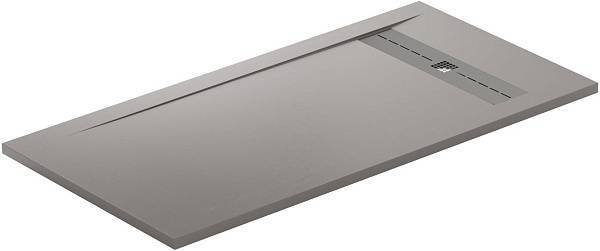 Душевой поддон Allen Brau Infinity 160x90x3 см серый жемчуг 8.21007-PGM