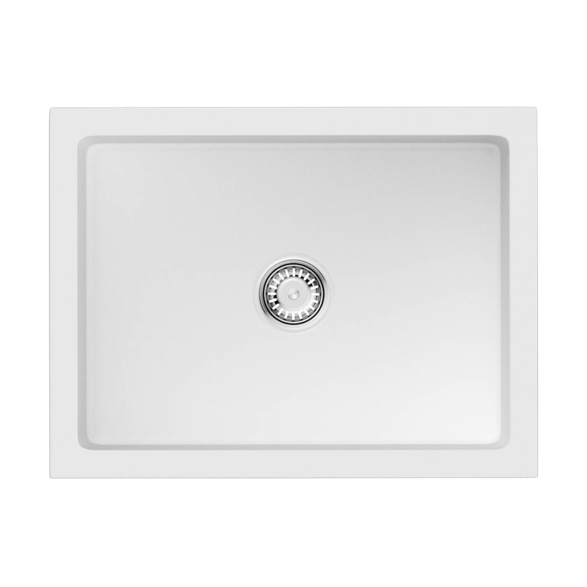 Кухонная мойка Omoikiri Mikura 61-WH Natceramic 61x46 см белая 4997068