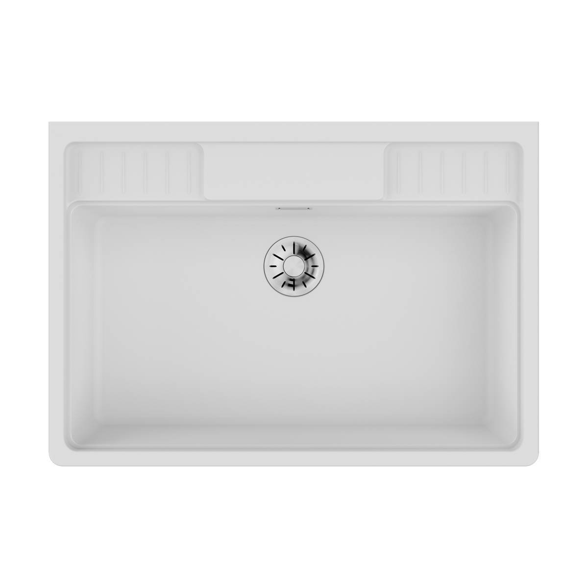 Кухонная мойка Omoikiri Kinokawa 90-WH Artceramic 90x63,5 см белый 4993853