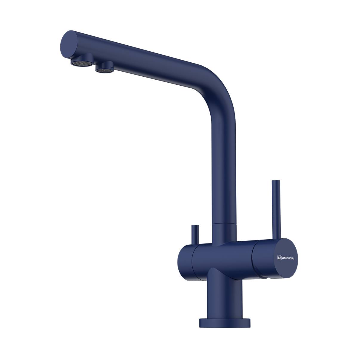 Смеситель для кухни Omoikiri Nagano-IB с подключением фильтра Indigo Blue 4994433