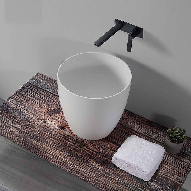 Раковина-чаша Armadi Art Corian 39х39х40 см белая 884-39