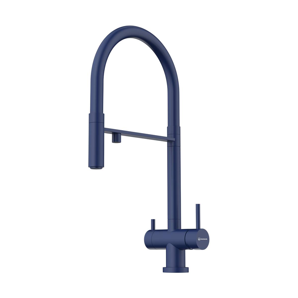 Смеситель для кухни Omoikiri Kanto-IB выдвижной излив под фильтр Indigo Blue 4994427