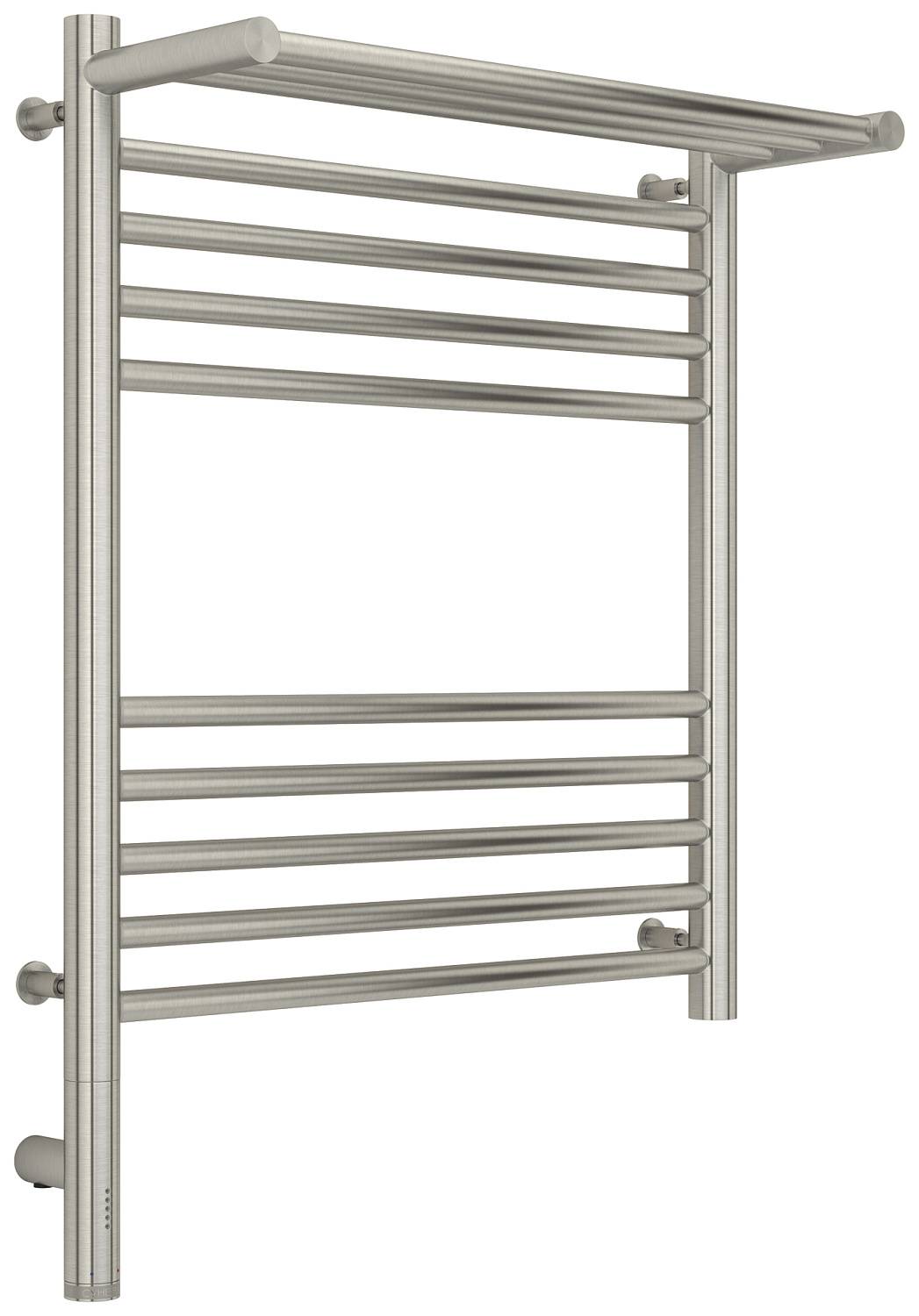 Полотенцесушитель электрический Сунержа Богема 3.0 с 1 полкой 532x724 мм левый сатин 071-5806-6050