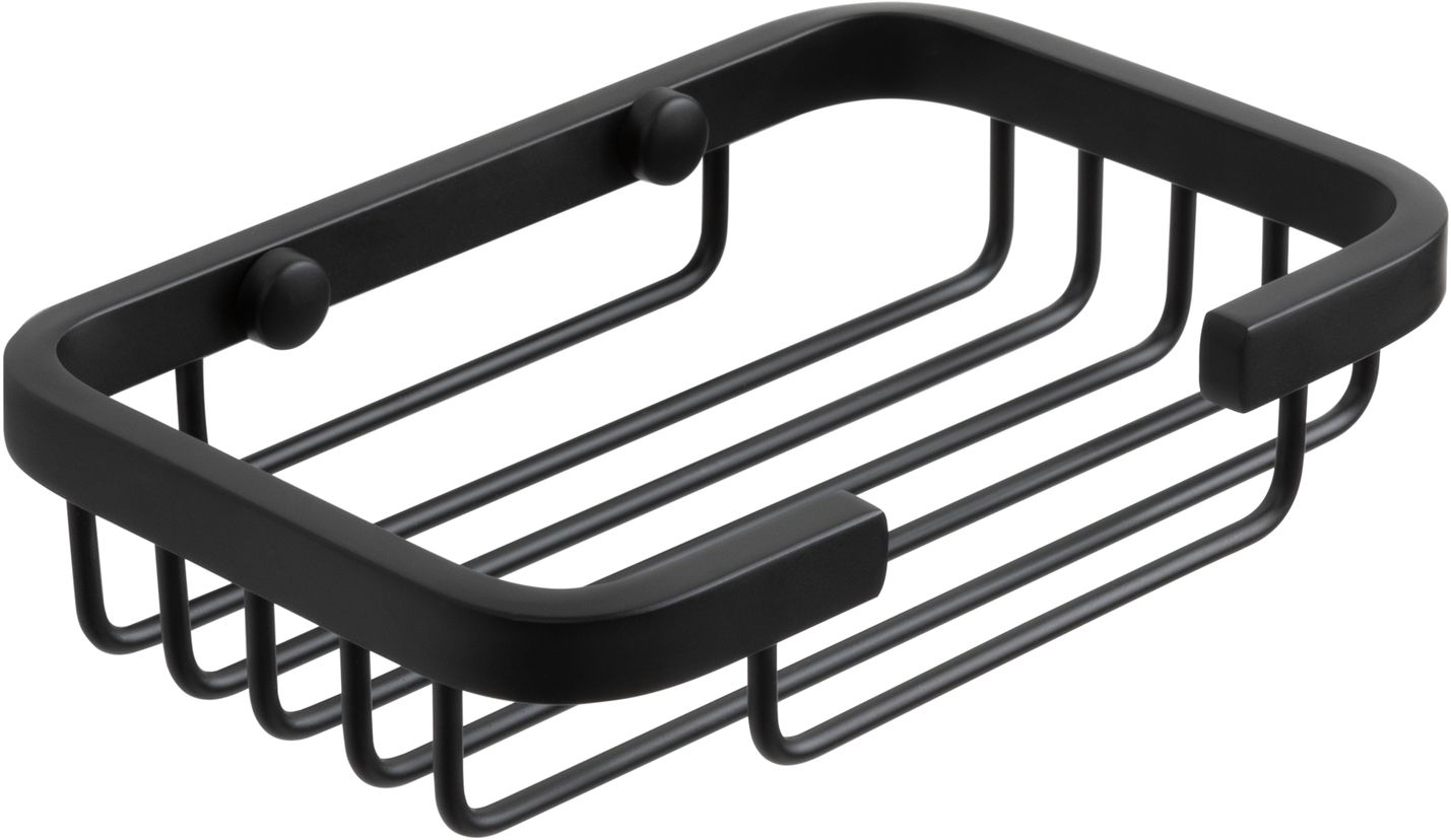 Мыльница подвесная Allen Brau Priority 14x9.5x3 см черный матовый 6.31016-31