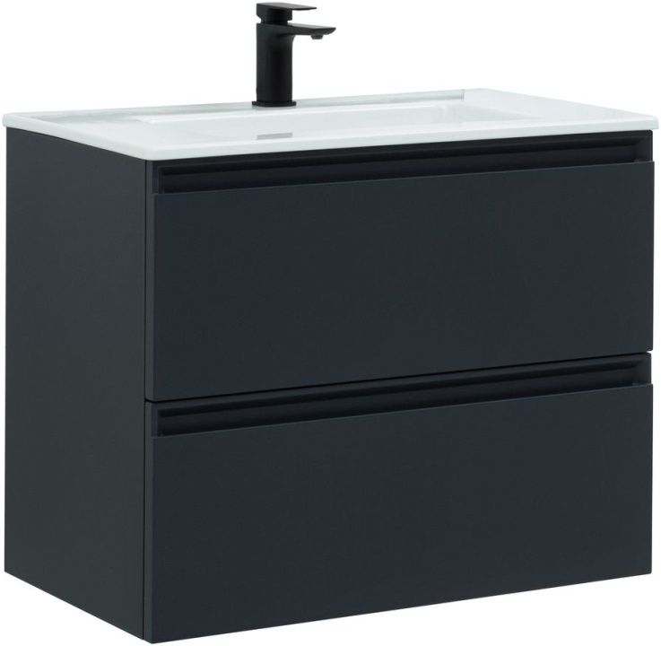 Тумба под раковину Allen Brau Eclipse 80x46x63.4 см антрацит 1.E1002.AM