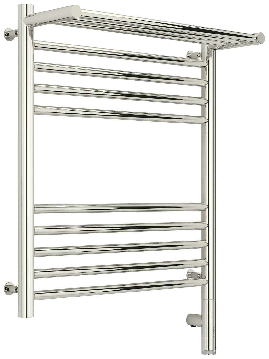 Полотенцесушитель электрический Сунержа Богема 3.0 с 1 полкой 532x724 мм правый без покрытия 00-5807-6050