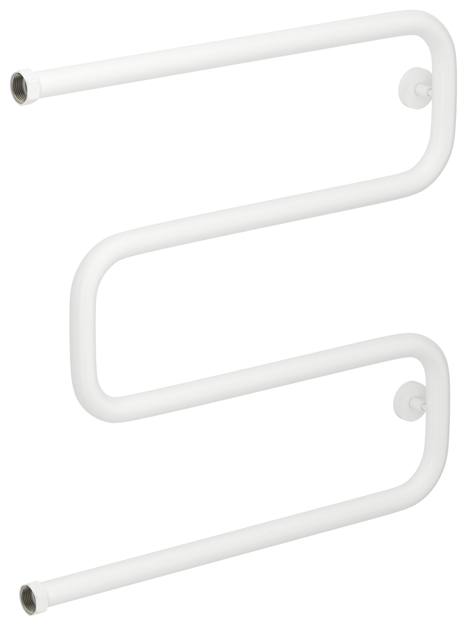 Полотенцесушитель водяной Сунержа Ш-образный+ 630x628 мм белый матовый 30-4014-6060