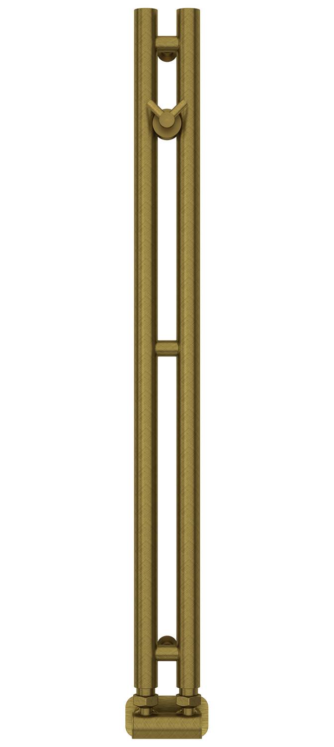 Полотенцесушитель водяной Сунержа Нюанс EU50 100x866 мм нижнее подключение состаренная бронза 05-0212-0840