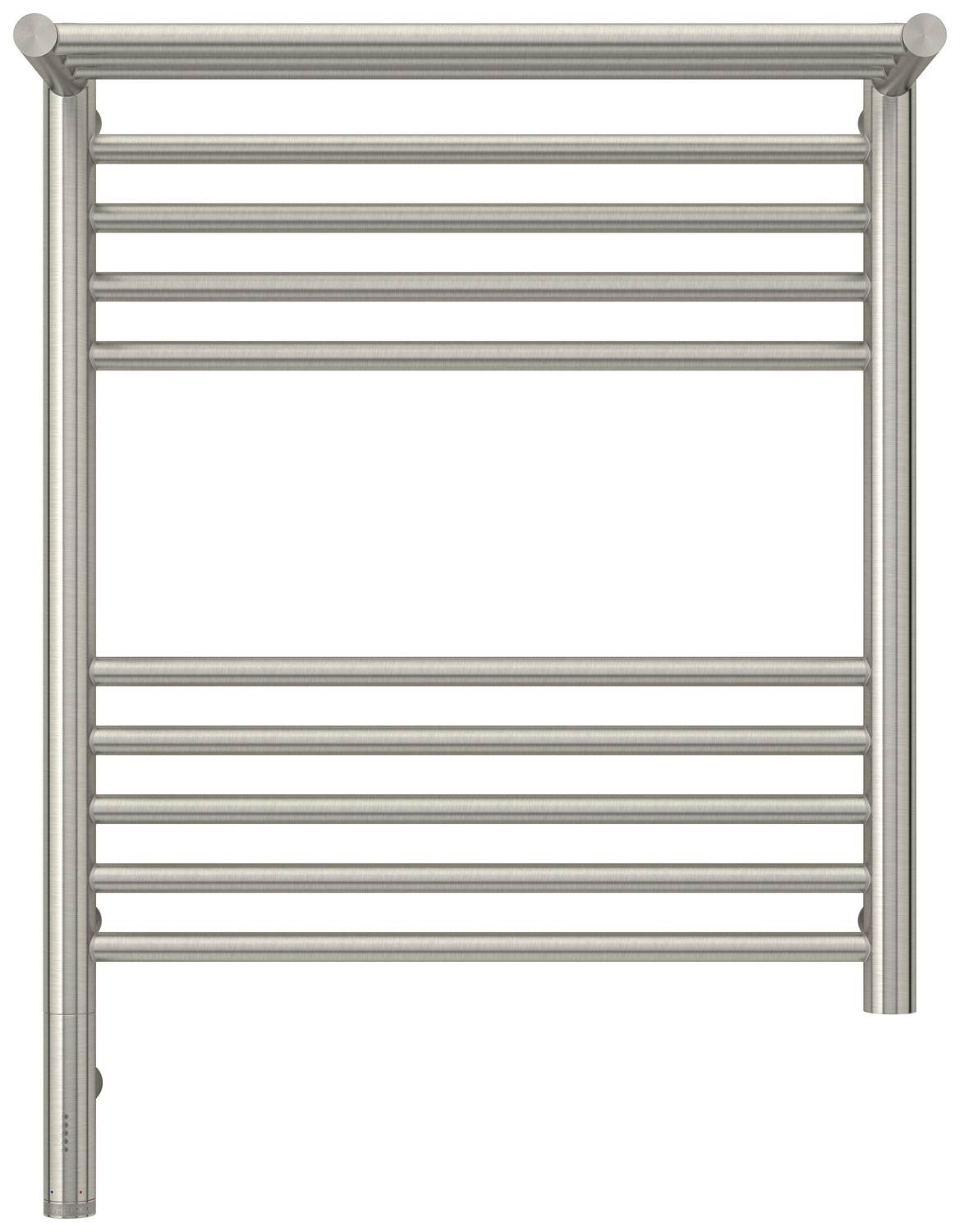 Полотенцесушитель электрический Сунержа Богема 3.0 с 1 полкой 532x724 мм левый сатин 071-5806-6050