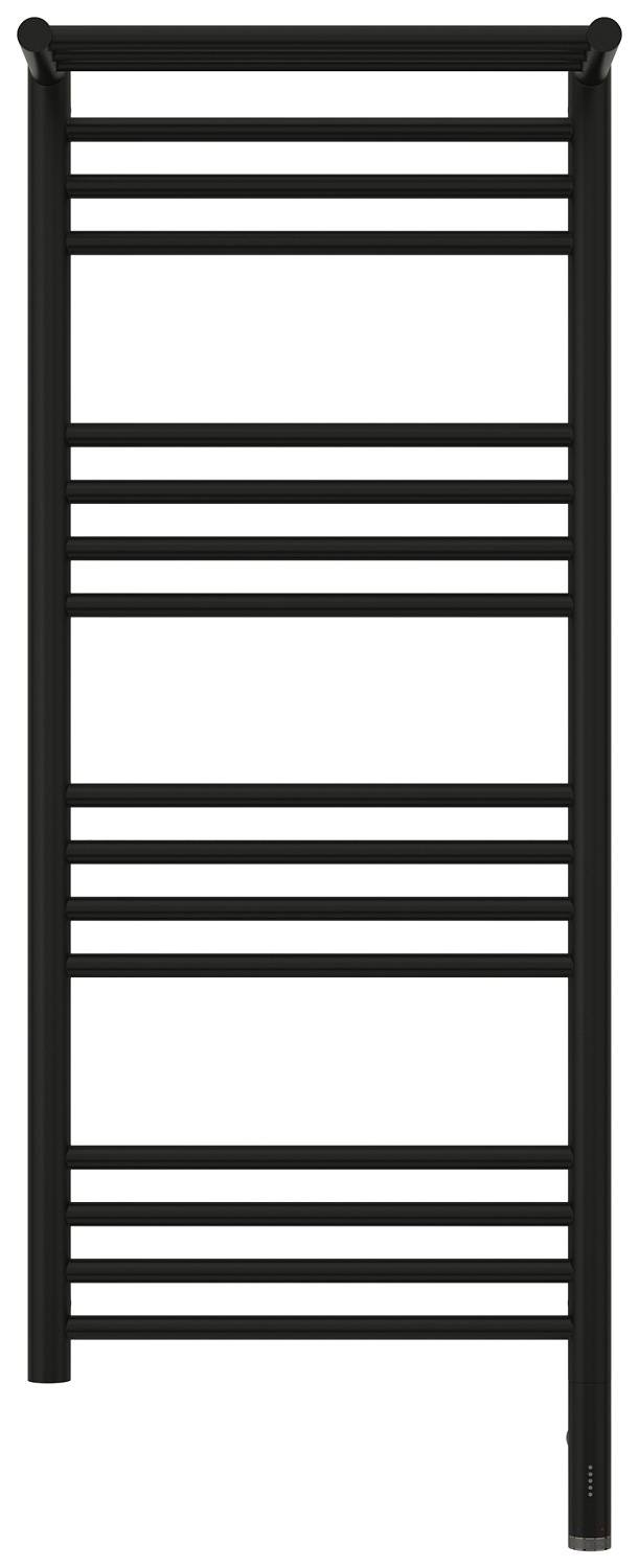 Полотенцесушитель электрический Сунержа Богема 3.0 с 1 полкой 43.2x112.4 см правый матовый черный 31-5807-1040