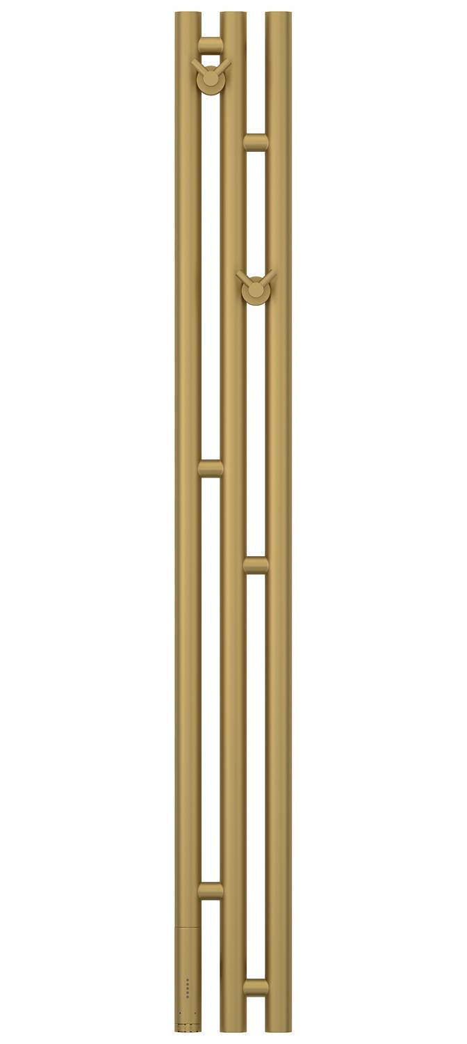 Полотенцесушитель электрический Сунержа Терция 3.0 13.8x120 см левый матовое золото 032-5844-1211
