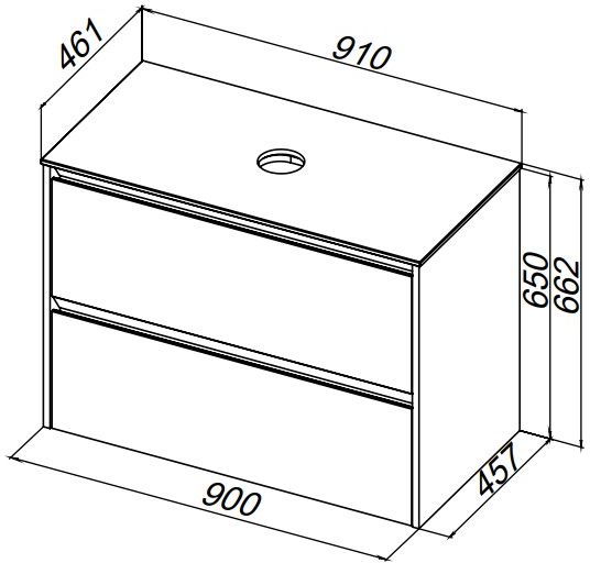 Тумба под раковину Allen Brau Activity 90x46x66.2 см синий/олива 1.34013.BGM