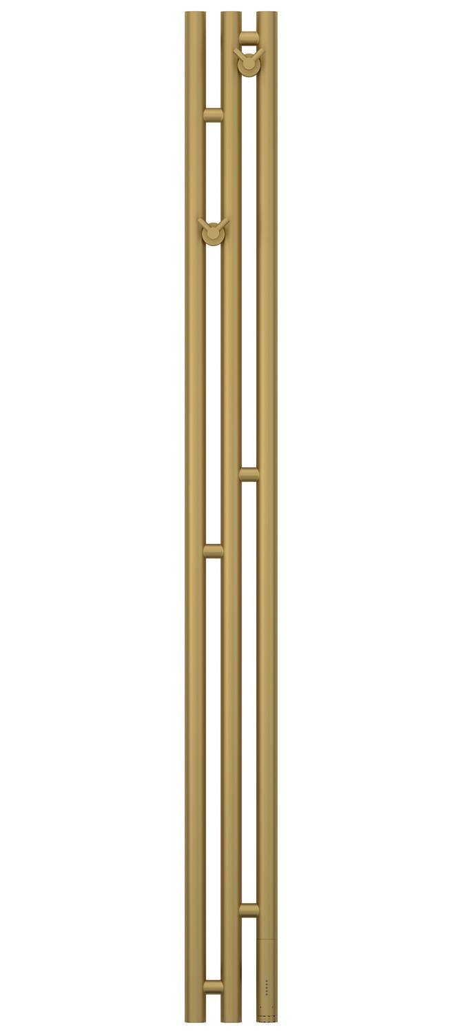 Полотенцесушитель электрический Сунержа Терция 3.0 138x1500 мм правый матовое золото 032-5845-1511