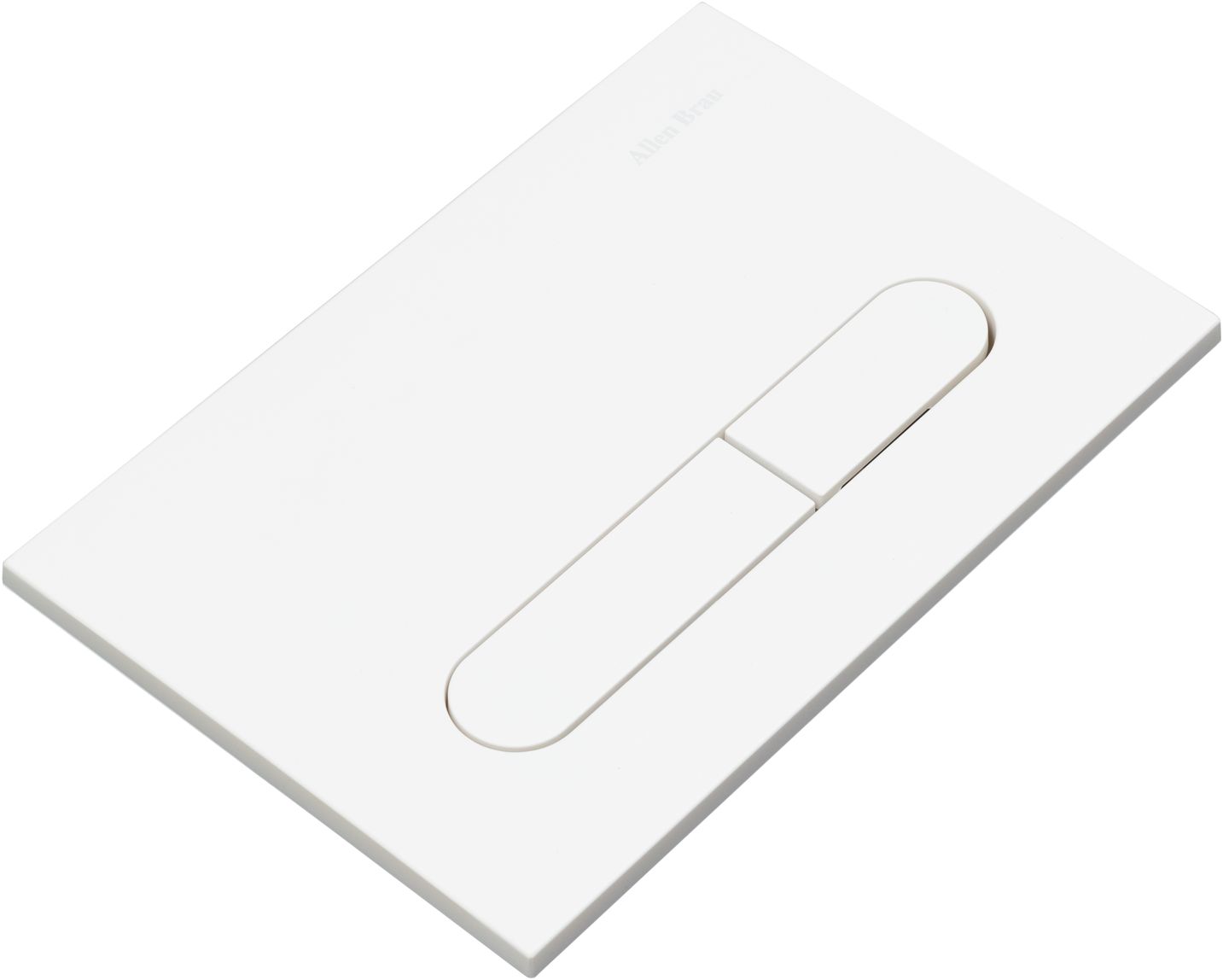 Клавиша смыва Allen Brau Project Color 23.1x15.7 см белый матовый 9.2PR01.21