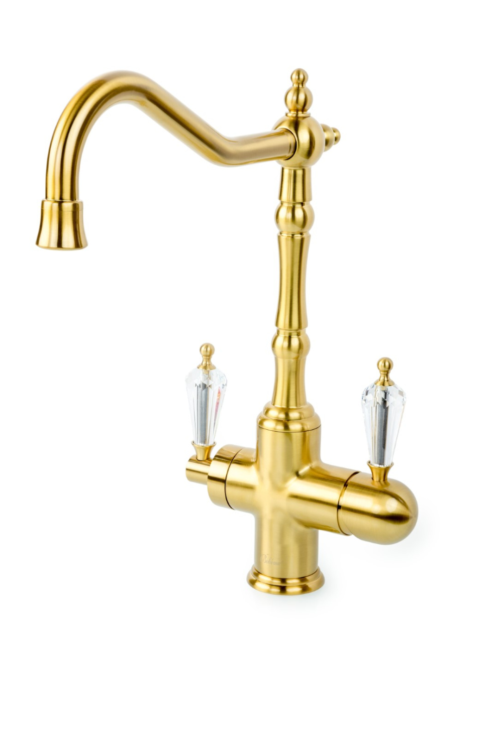 Смеситель для кухни Boheme Kitchen высокий с подключением фильтра бронза 111-SW