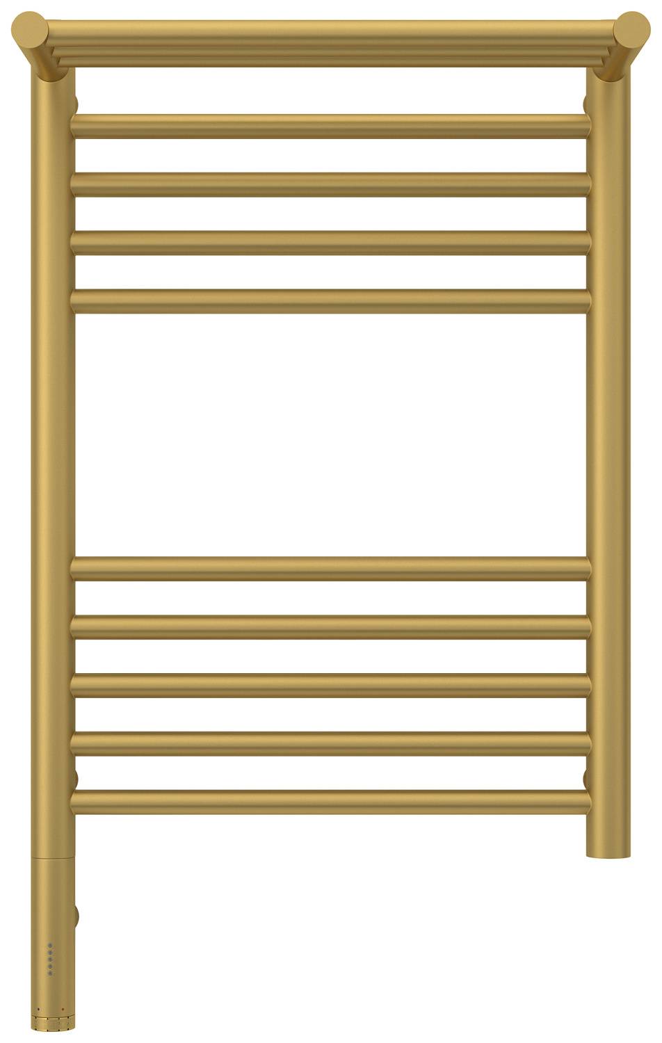 Полотенцесушитель электрический Сунержа Богема 3.0 с 1 полкой 43.2x72.4 см левый матовое золото 032-5806-6040