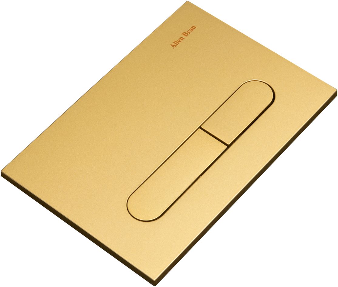 Клавиша смыва Allen Brau Project Color 23.1x15.7 см золотой 9.2PR01.GD