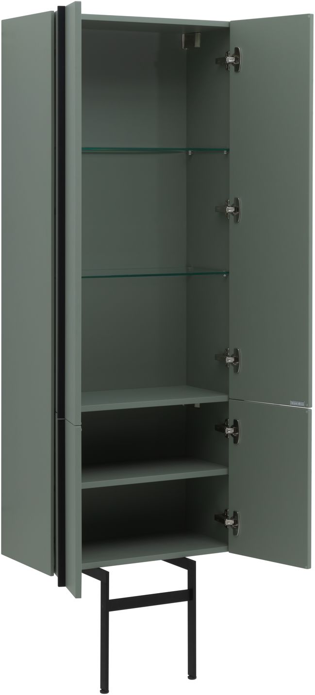 Шкаф-пенал подвесной Allen Brau Reality 60x31x148 см с 2 ножками олива матовый 1.32003.CGM