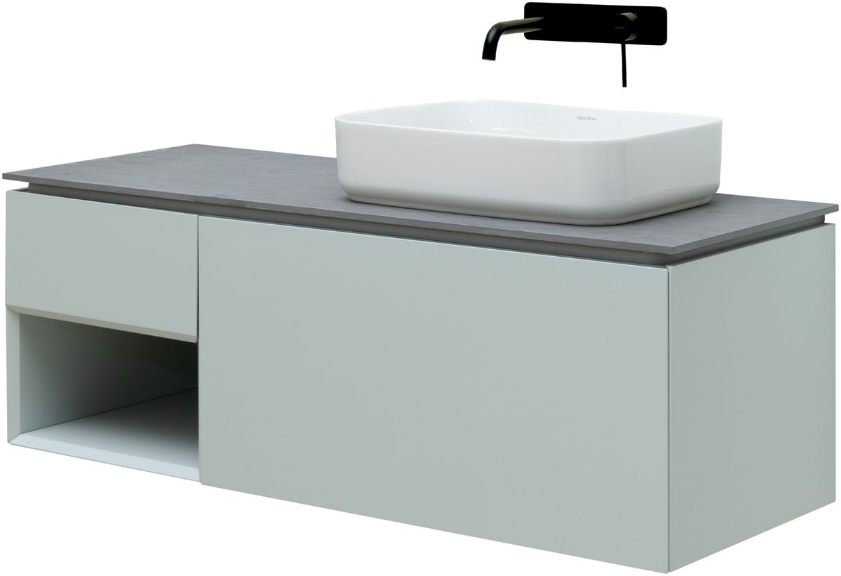 Тумба под раковину Allen Brau Infinity 119.2x45.6x40.8 см папирус 1.21008.PWM