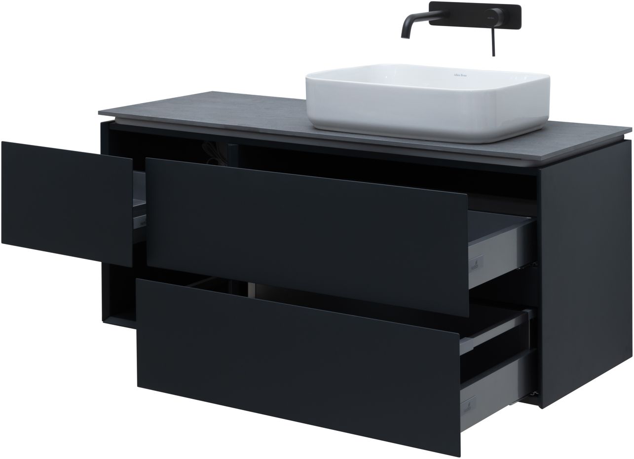 Тумба под раковину Allen Brau Infinity 119.2x45.6x51 см антрацит 1.21007.AM