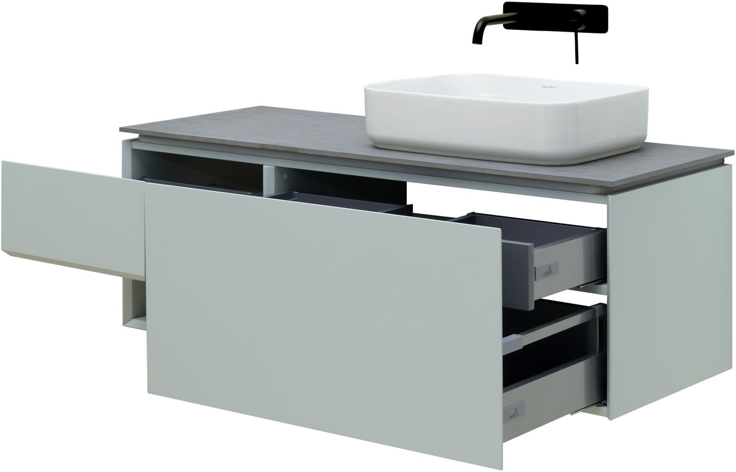 Тумба под раковину Allen Brau Infinity 119.2x45.6x40.8 см папирус 1.21008.PWM