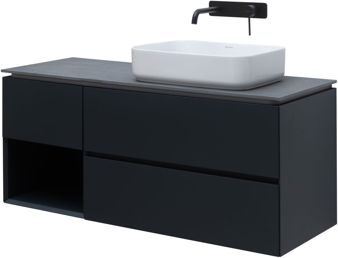Тумба под раковину Allen Brau Infinity 119.2x45.6x51 см антрацит 1.21007.AM