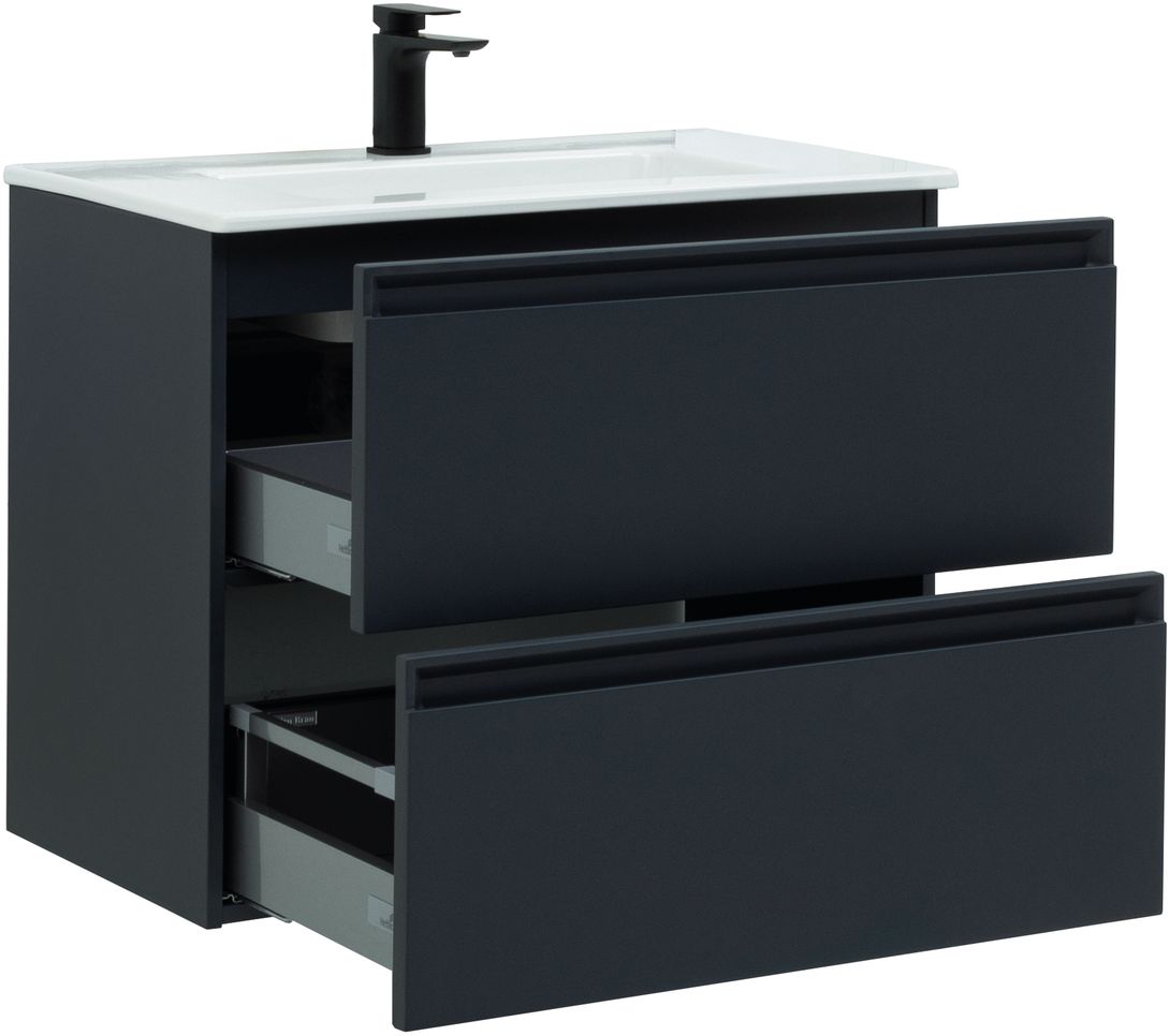 Тумба под раковину Allen Brau Eclipse 80x46x63.4 см антрацит 1.E1002.AM