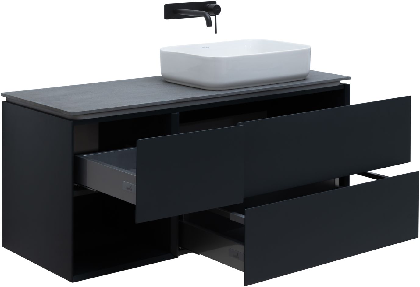 Тумба под раковину Allen Brau Infinity 119.2x45.6x51 см антрацит 1.21007.AM
