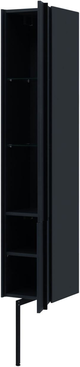 Шкаф-пенал подвесной Allen Brau Reality 30х31х148 см правосторонний антрацит матовый 1.32001.AM