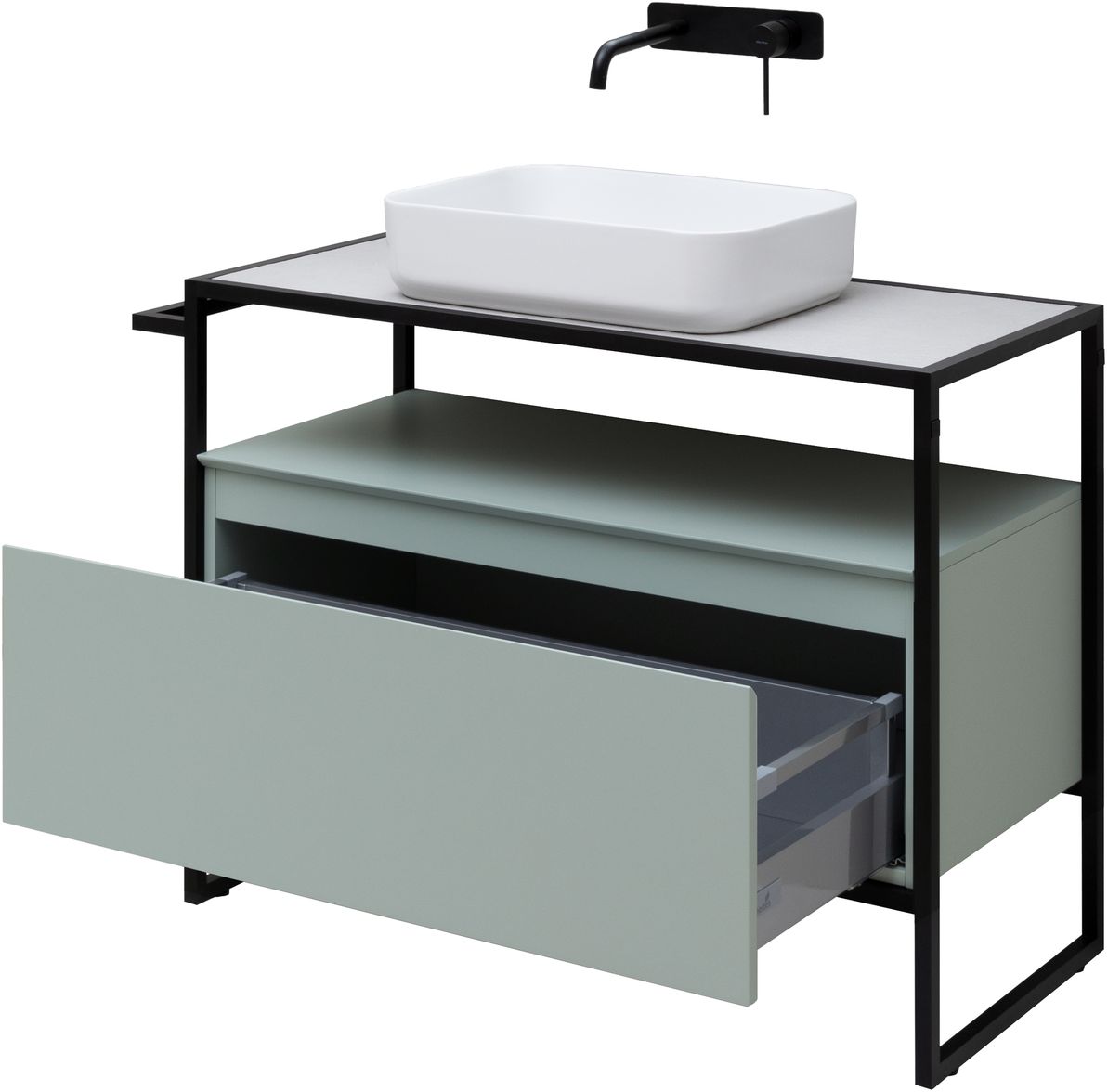 Тумба под раковину Allen Brau Priority 100x45x75 см папирус 1.31003.PWM