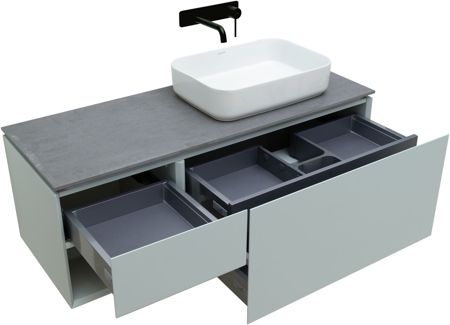 Тумба под раковину Allen Brau Infinity 119.2x45.6x40.8 см папирус 1.21008.PWM