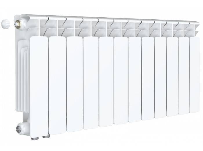 Радиатор биметаллический RIFAR Base Ventil 350 12 секций нижнее левое подключение RBV3512L