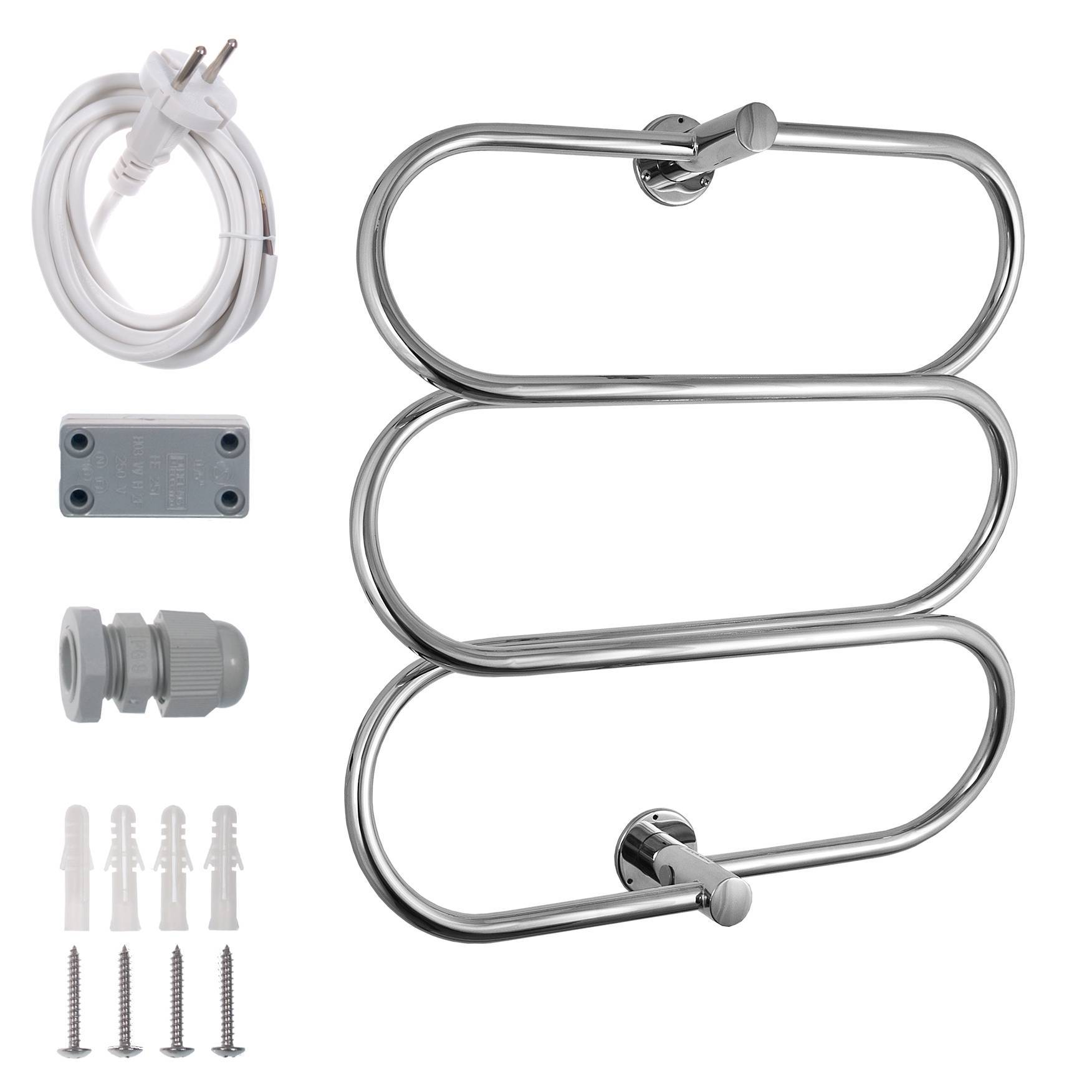 Полотенцесушитель электрический Energy Aura 600x600 мм EETR0AURA0606000000